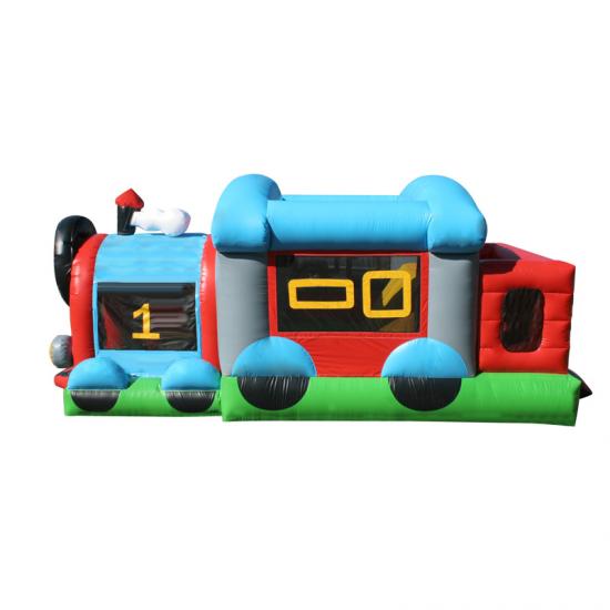 Train inflatable bouncer with blower best jump house
