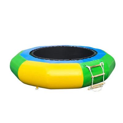 trampoline with water slide