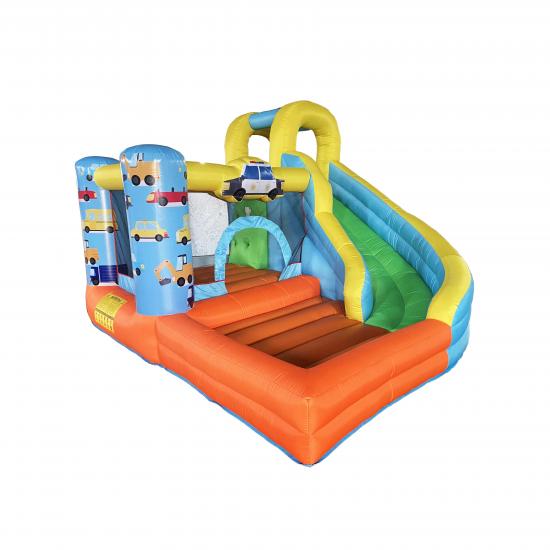 inflatable bounce house and slide