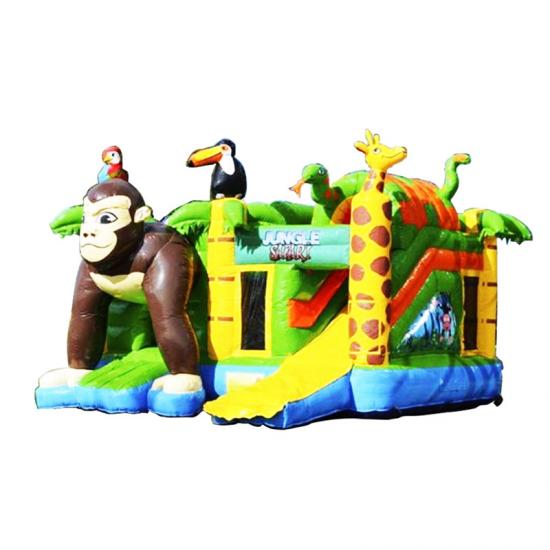 inflatable bouncing jump and slide