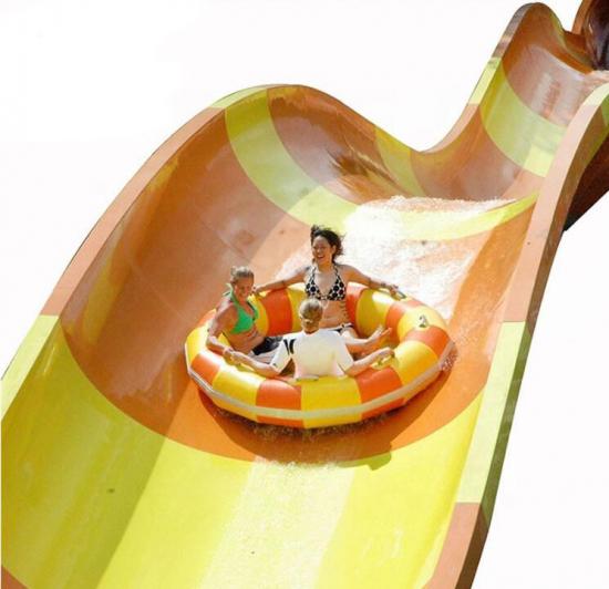 Inflatable round water tube
