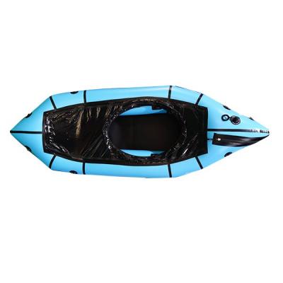 light small river boat packraft