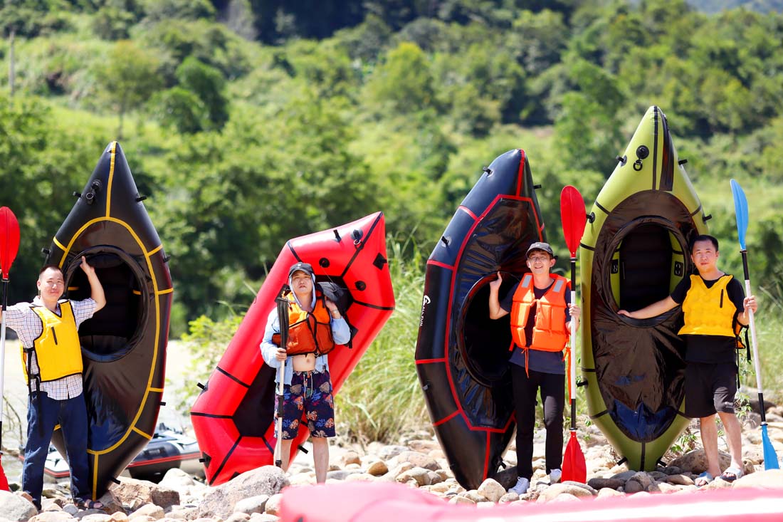 Take Your Packrafts Paddle on Water